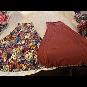 4 lularoe long skirts